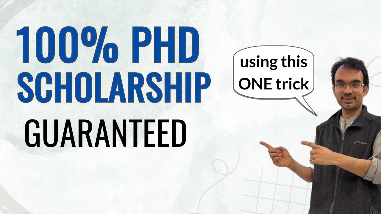 This ONE Trick Will Get You a Fully Funded PhD Scholarship!