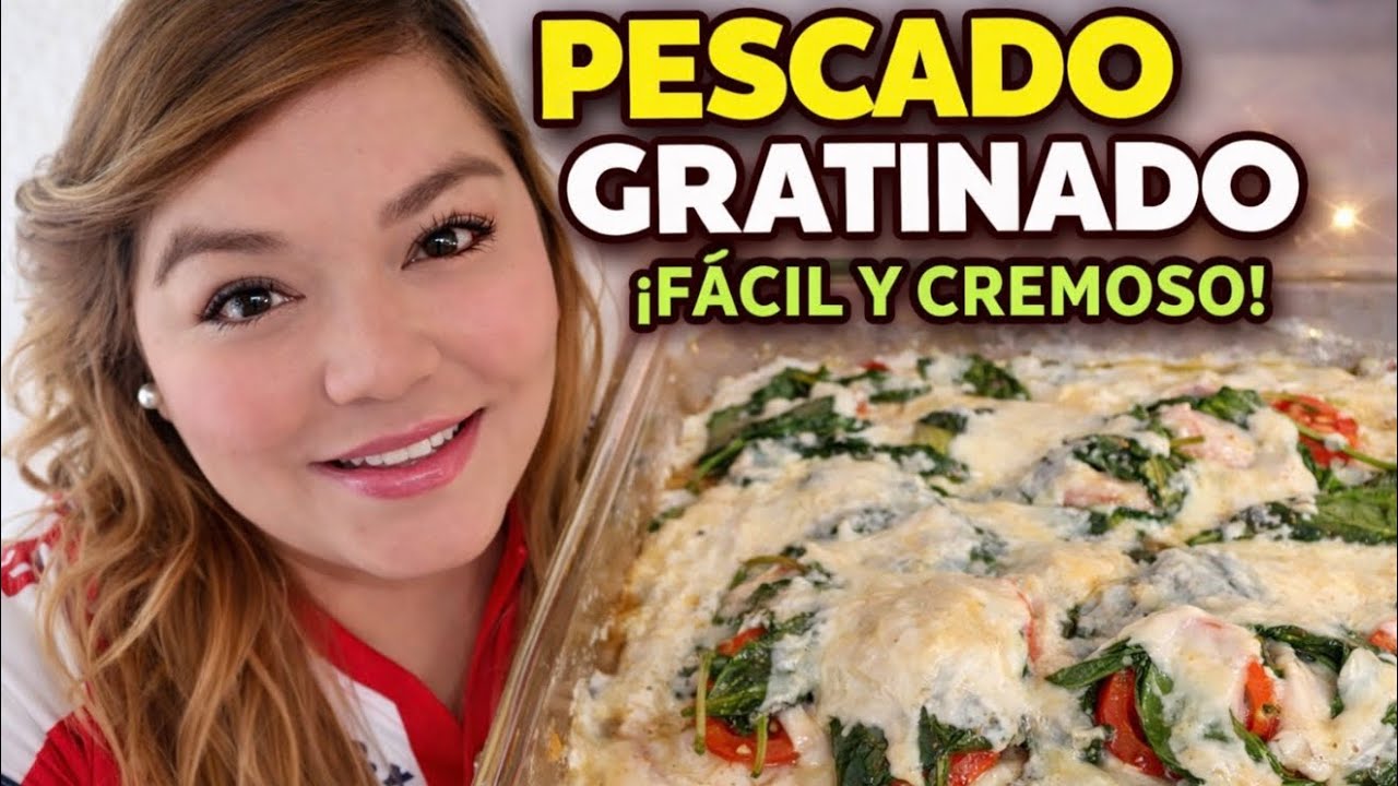 Pescado Gratinado al Horno | Receta Fácil y Cremosa Paso a Paso 🐠🐟