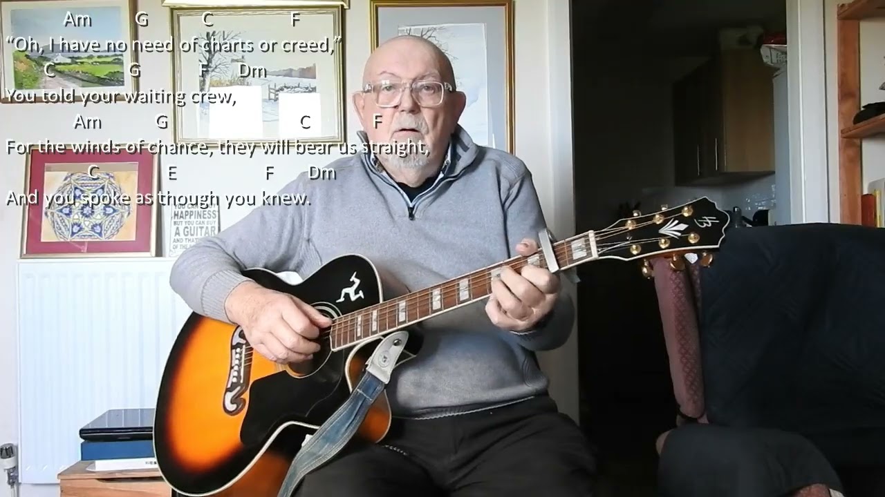 Guitar: Dark and the Rolling Sea {Including chords and lyrics)