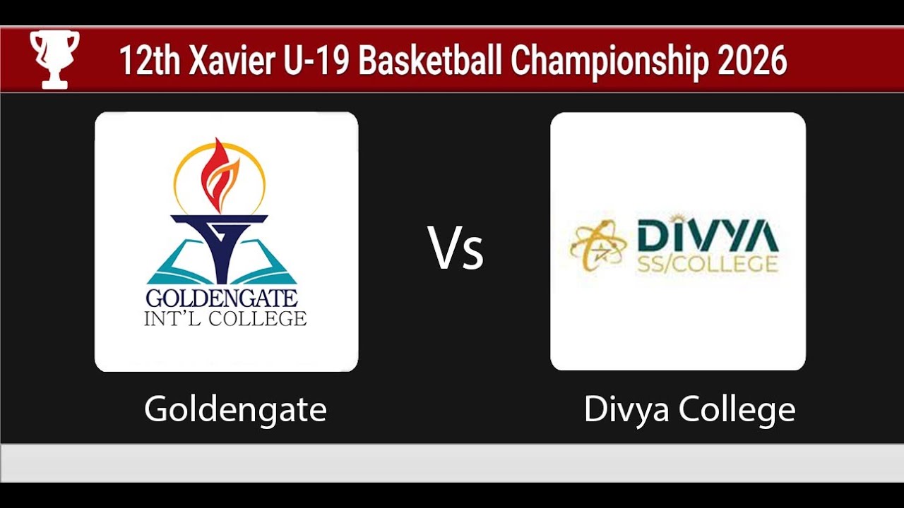 GoldenGate Vs Divya College |Group Stage|12th Xavier U-19 2026