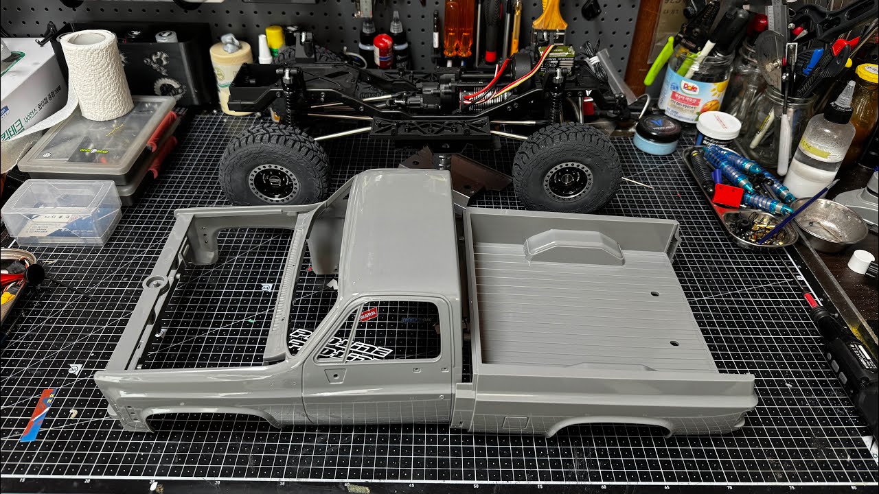 Vanquishproducts Vs4-10pro K10 scottsdale custom build part.1 - body mount & fender trimming
