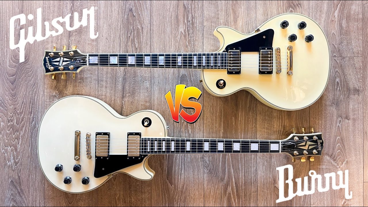 Burny RLC-65 Vs Gibson Les Paul Custom