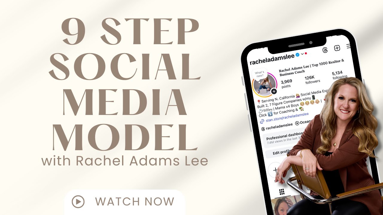 Rachel's 9- Step Social Media Model That Gets Her 100+ Referrals A Year! Top Realtor in the US!
