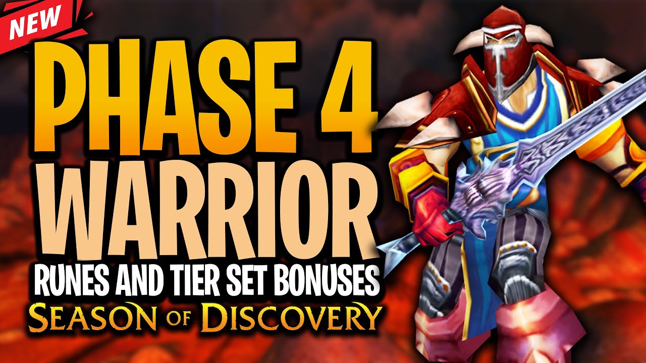 NEW Warrior Runes and Tier Set Bonuses in Phase 4 | Season of Discovery