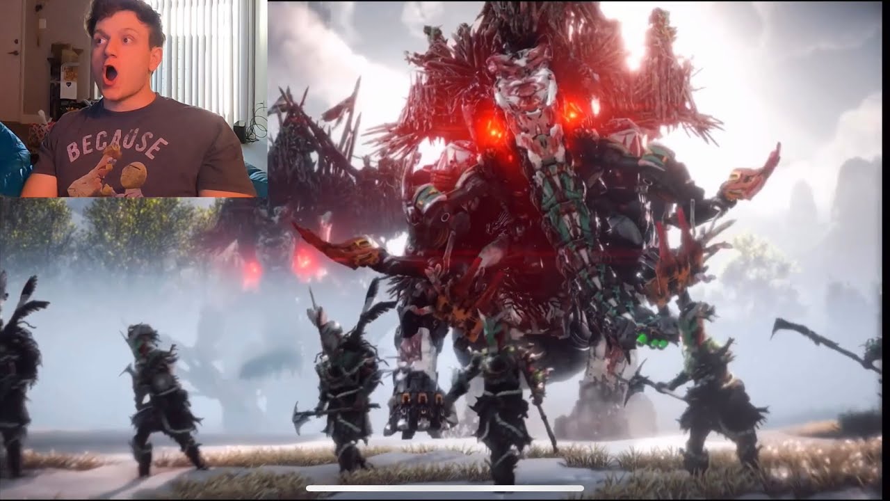 Horizon 2 forbidden west trailer reaction