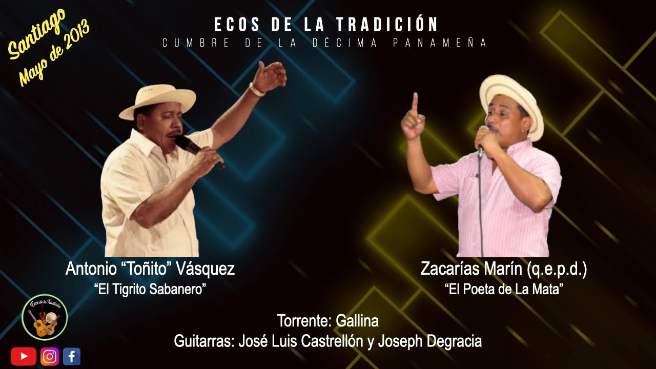 To&ntilde;ito V&aacute;squez y Zacar&iacute;as Mar&iacute;n - Gallina - No. 424