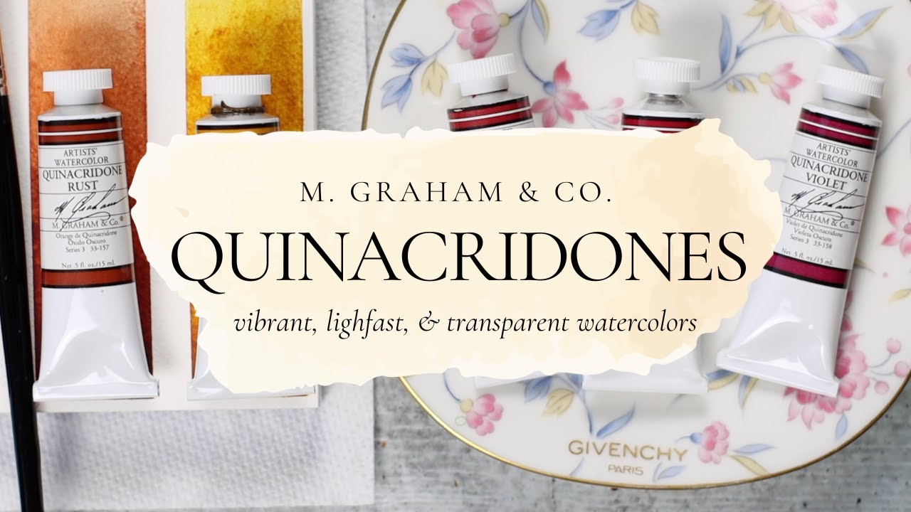 M. Graham Quinacridone Watercolors
