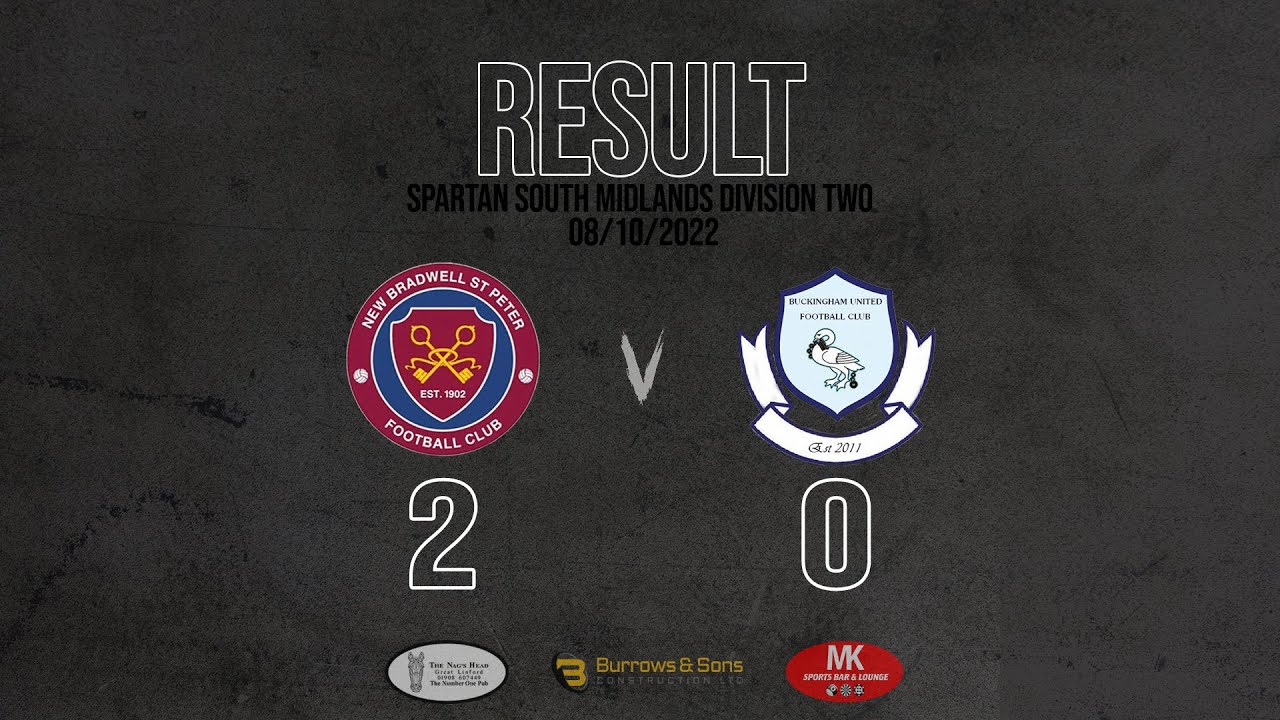 Match Highlights Vs Buckingham United SSML Div2 08/10/22