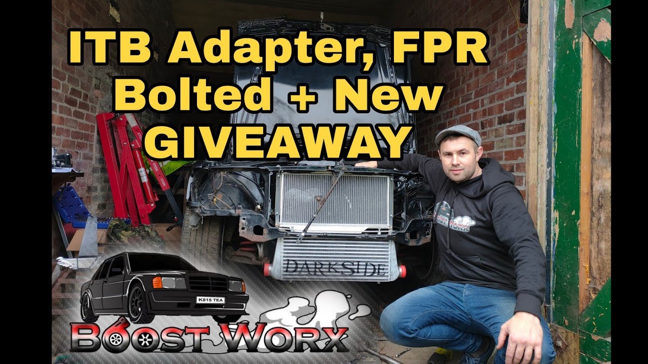 Twin charged 190e m111 now with ITB adapter + Free giveaway