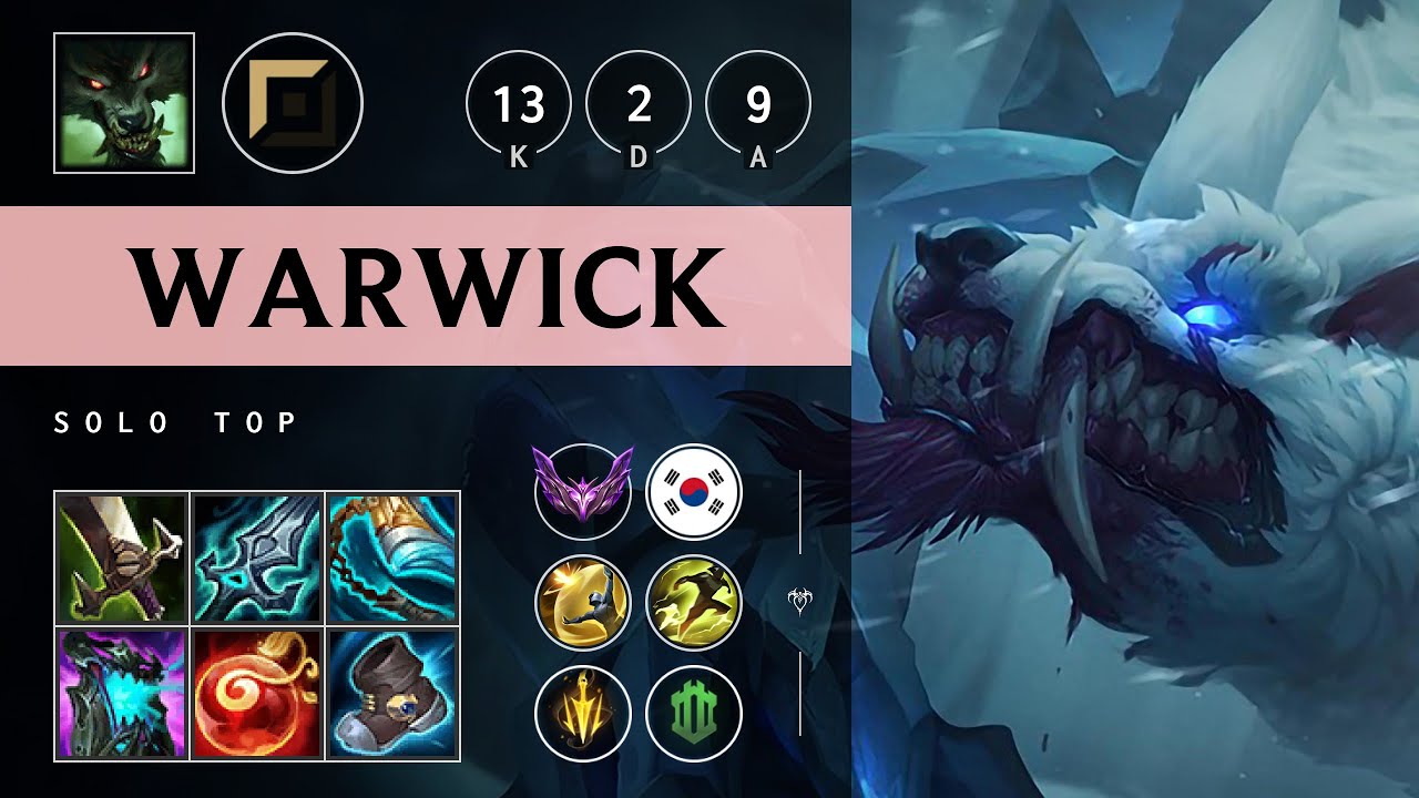 Warwick Top vs Volibear - KR Master Patch 25.07