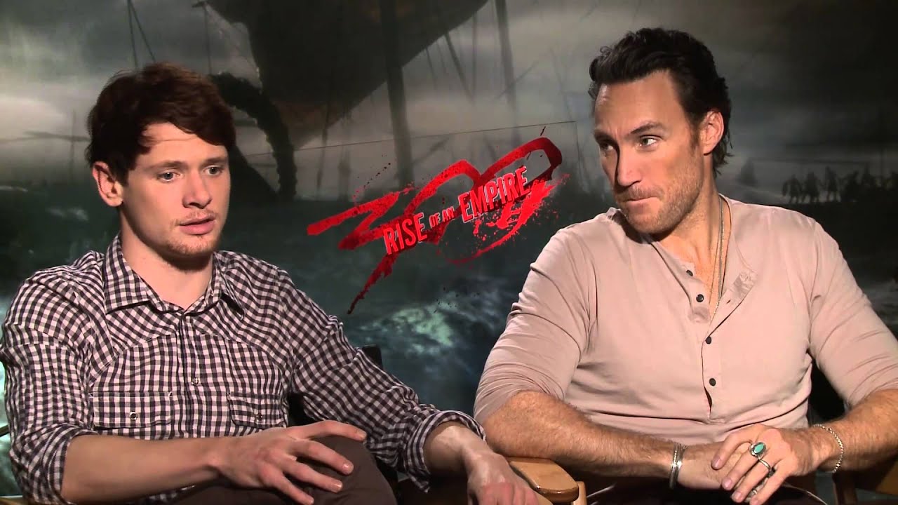Jack O'Connell and Callan Mulvey interview 300 Rise of an Empire interview
