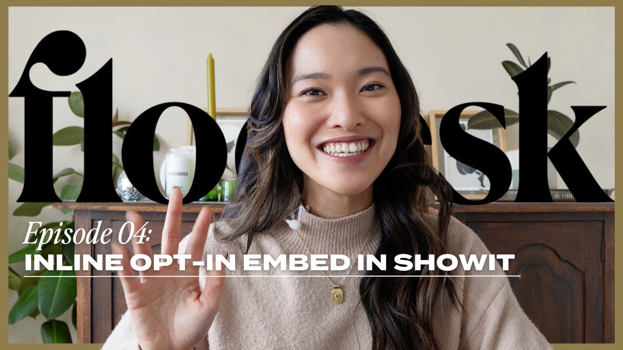 How to embed a Flodesk Opt-in inline form into a Showit website | Flodesk Tutorial