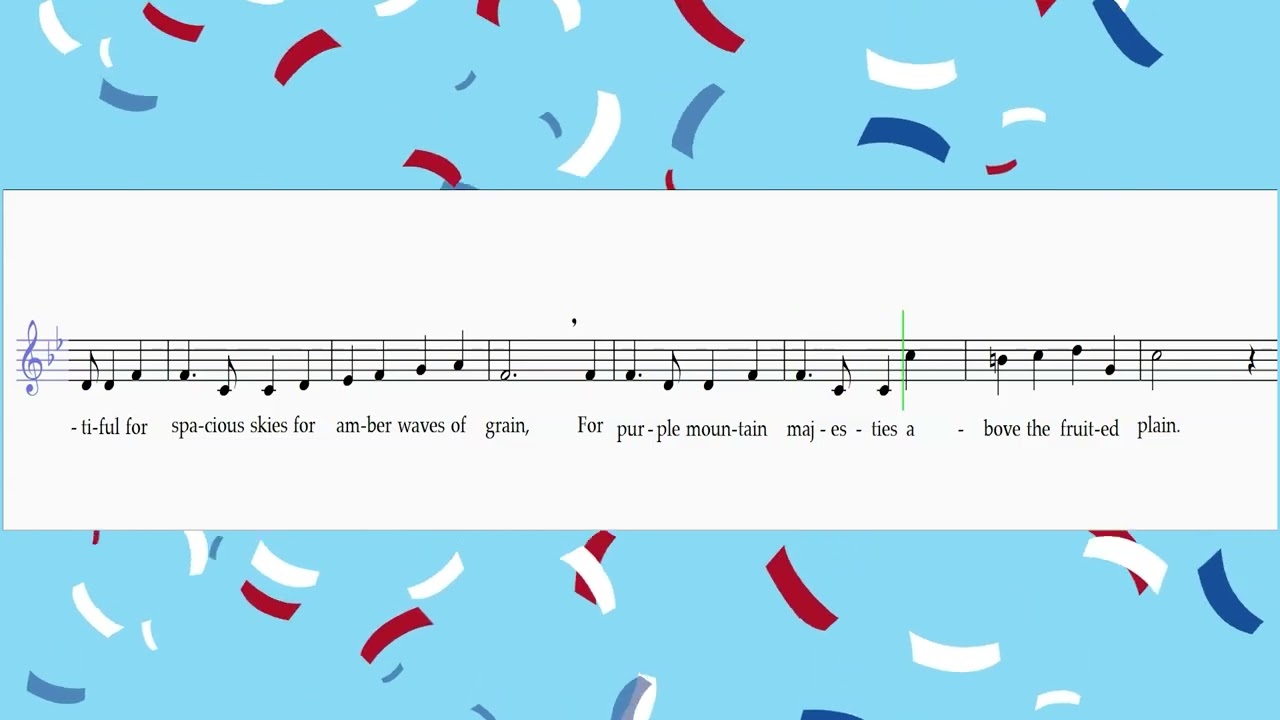 AMERICA, OF THEE I SING Rehearsal Video, ALL Parts