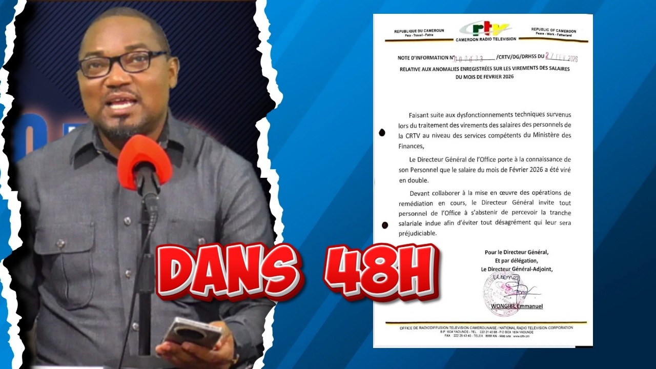 🔴 Urgent : La CRTV publie un communiqué officiel