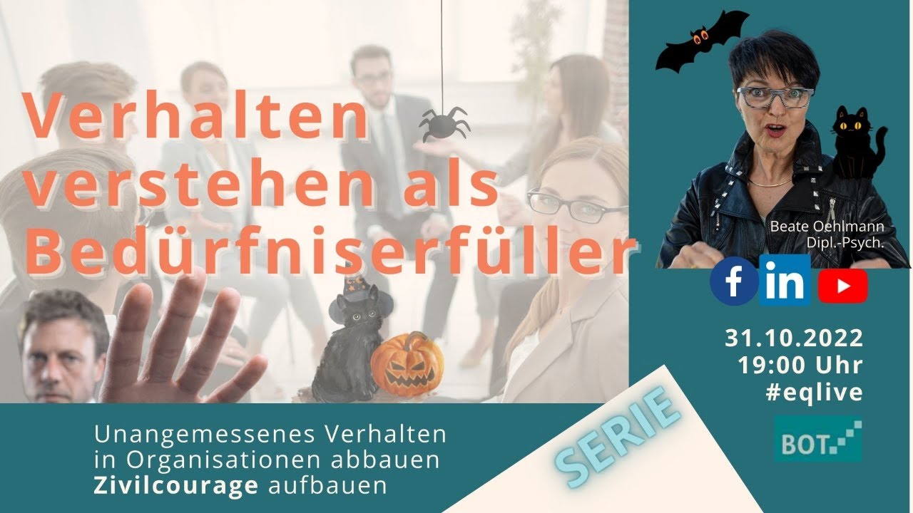 Verhalten verstehen - als Bed&uuml;rfniserf&uuml;ller