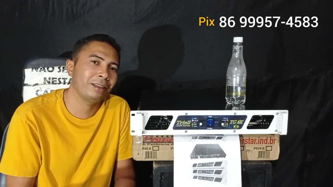 TG 6K, TESTE DE VARIAÇÃO DE ENERGIA, AMPLIFICADOR  TRIELL UM TANQUE DE GUERRA!!  PFC ,NA FONTE !!