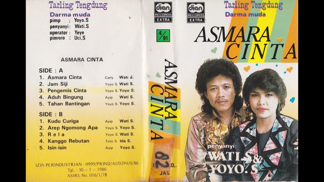 Wati S., Yoyo S. & Darma Muda Group - Asmara Cinta Side B