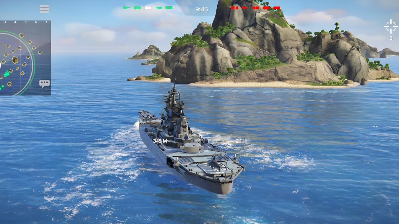 YAMATO AEGIS battleship: Modern Warships mobile gameplay