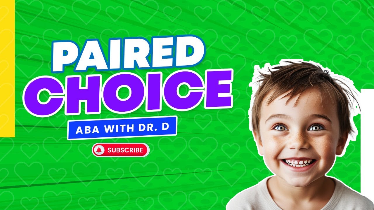 Paired Choice Preference Assessment Data Collection #behavioranalysis