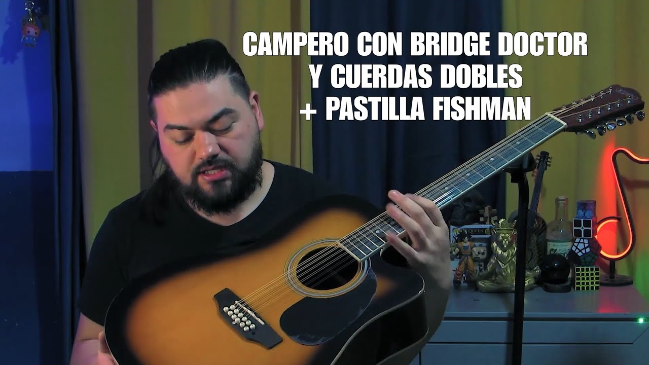 DOCEROLA CAMPERO CON CUERDAS DOBLES Y BRIDGE DOCTOR