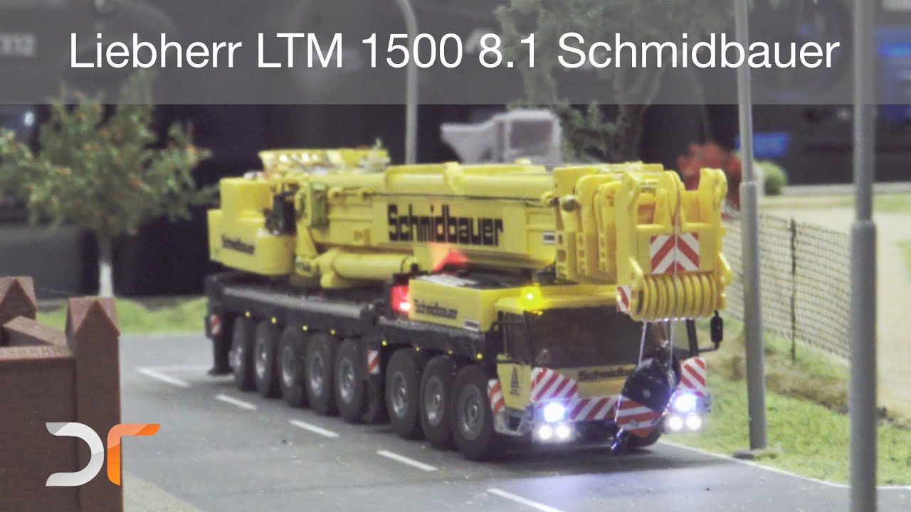 Liebherr LTM 1500-8.1 Schmidbauer - Funktionsmodell - RC 1:87