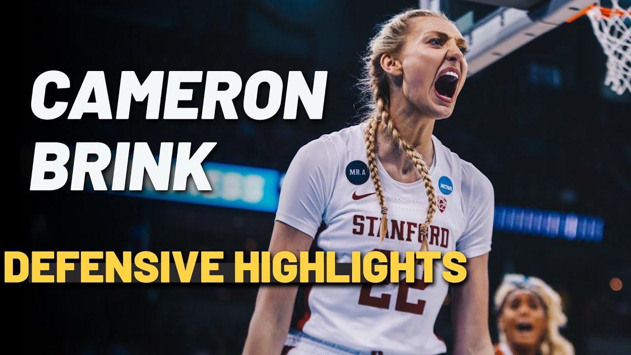 2x Pac 12 Defensive Player of the Year Cameron Brink 🌲 Stanford Cardinal Defensive Highlights