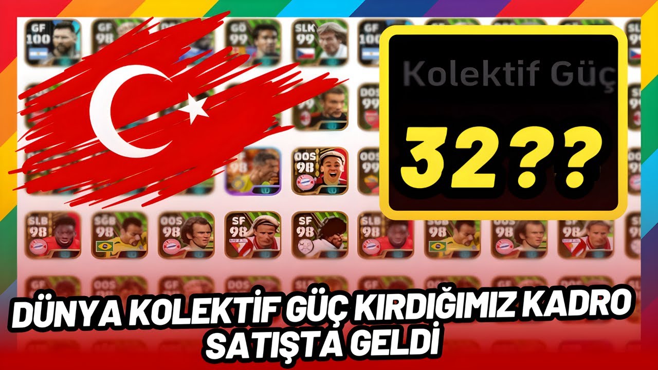 DÜNYA KOLEKTİF GÜÇ REKORU KIRDIĞIMIZ KADRO SATIŞTA GELDİ [ EFOOTBALL 2024 MOBİLE ]