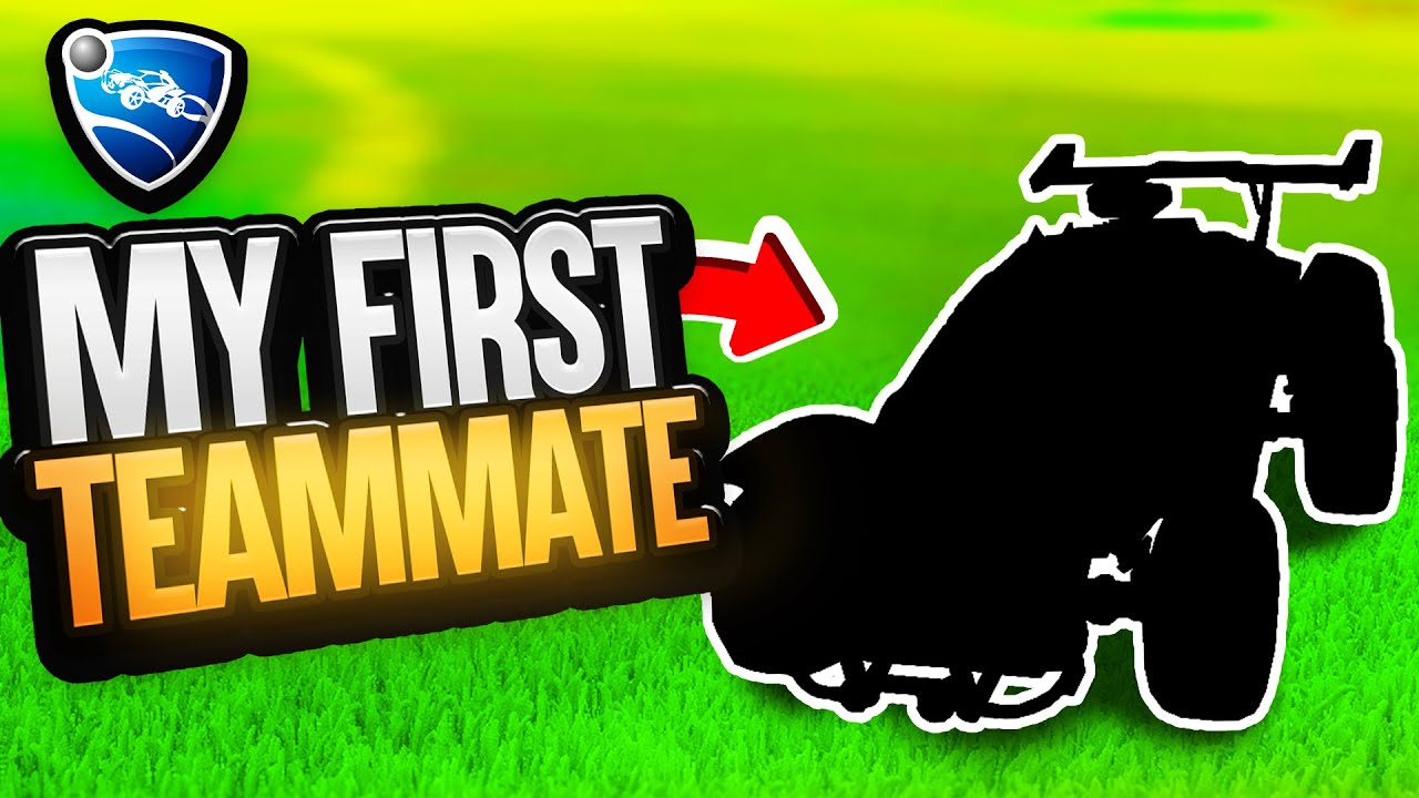 I Played With My First EVER Teammate In Rocket League