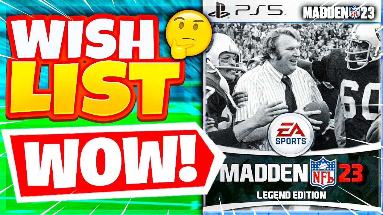 EVERYTHING I WANT IN MADDEN 23 (MADDEN 23 WISHLIST)
