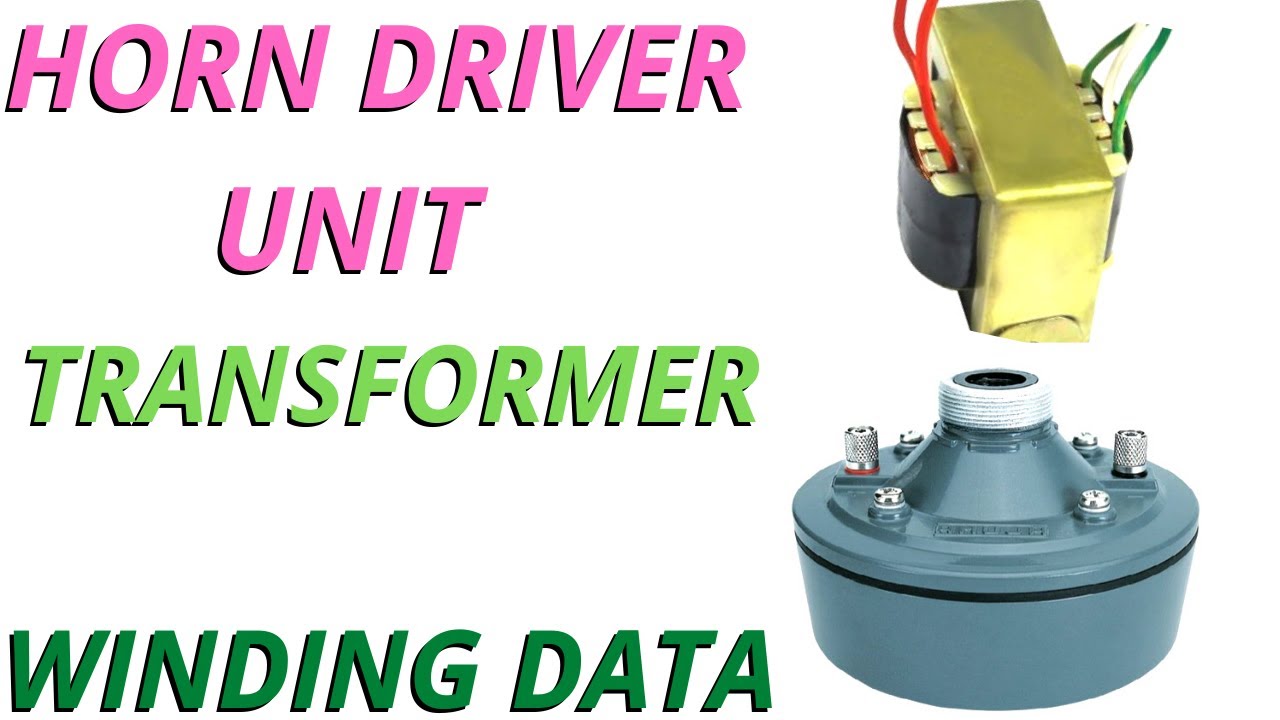 line matching transformer | Horn driver unit transformer | ohm driver to lmt driver | lmt