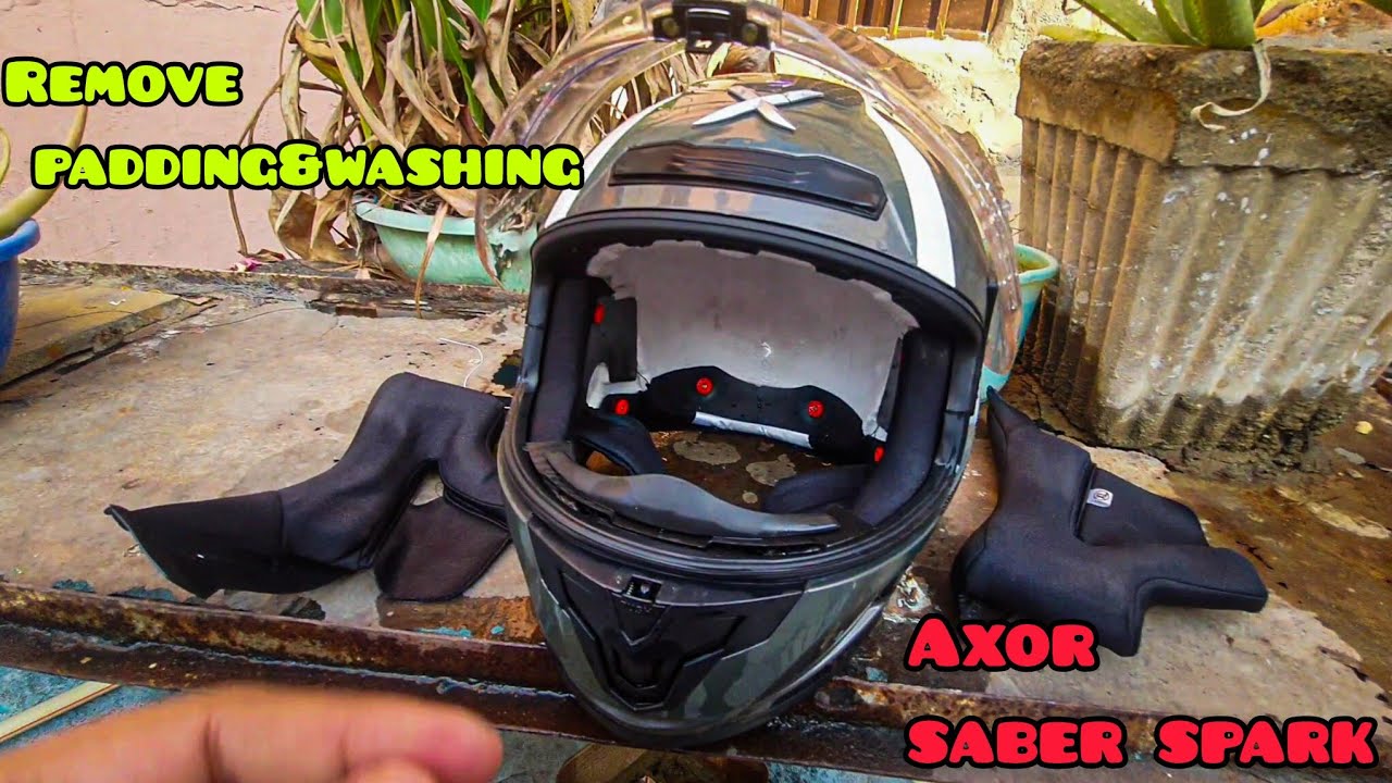 My Axor Saber Helmet Removel Padding&Washing