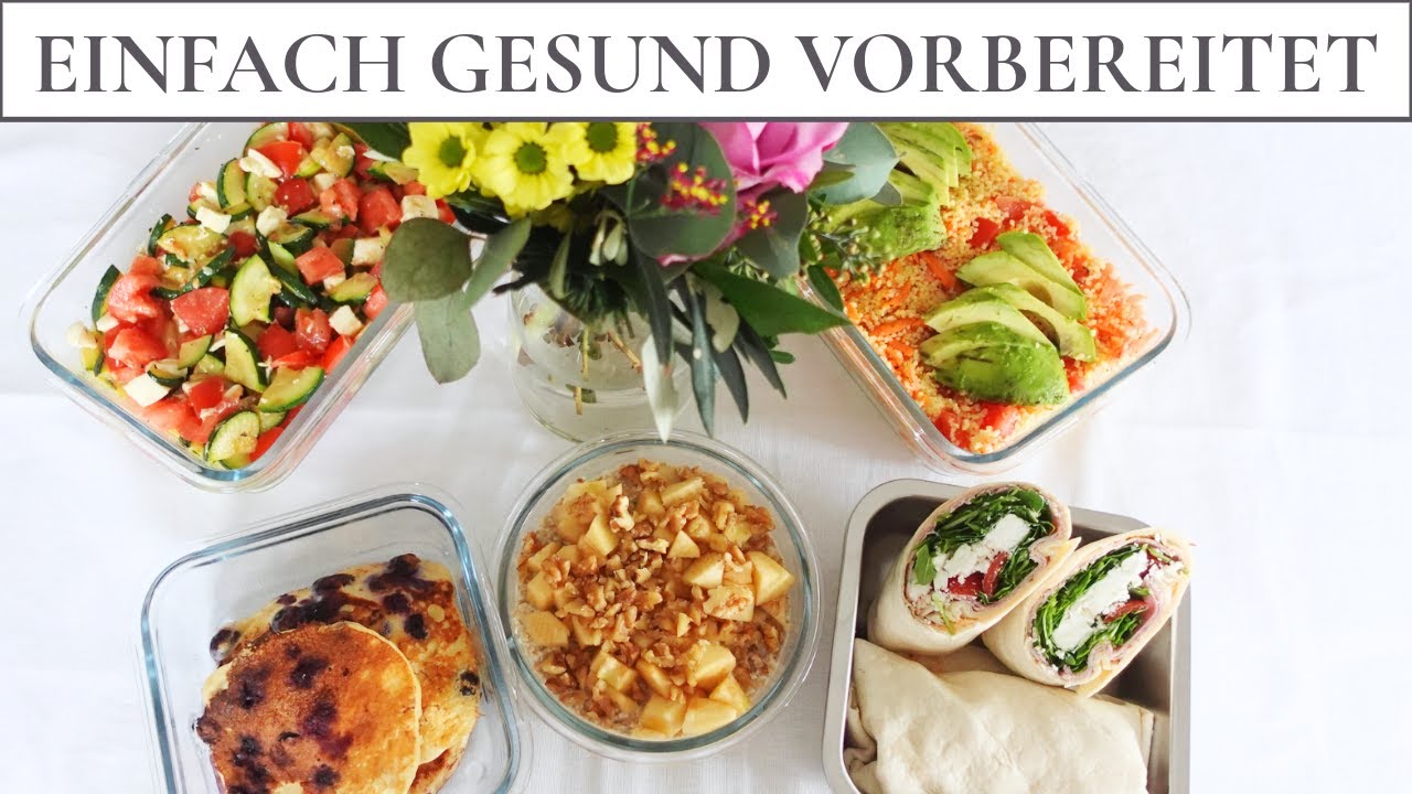 HEALTHY MEALPREP | 5 einfache Rezepte für die Arbeitswoche | Verochique