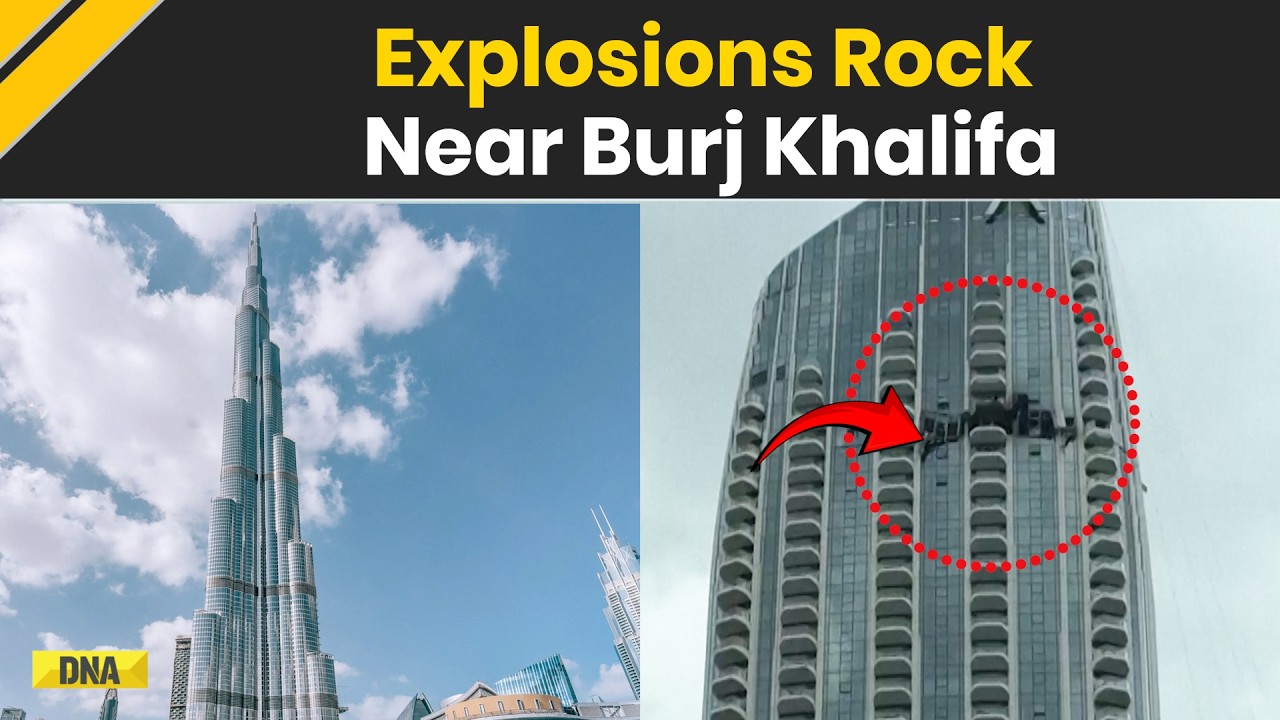 Israel Iran War: Explosion Rocks Near Burj Khalifa, Smoke Clouds Rise Over Dubai | Iran Israel War