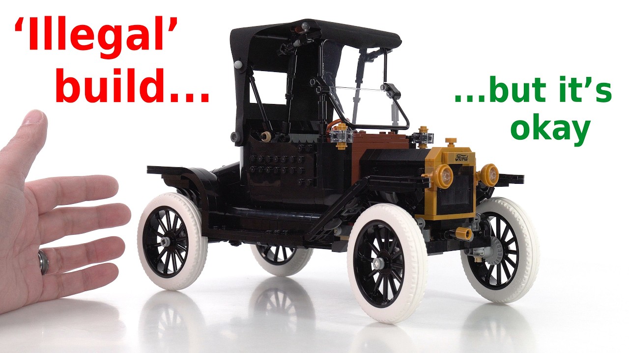 LEGO Icons Ford Model T review! Illegal build technique won't ruin a great model #NotSponsored 11376