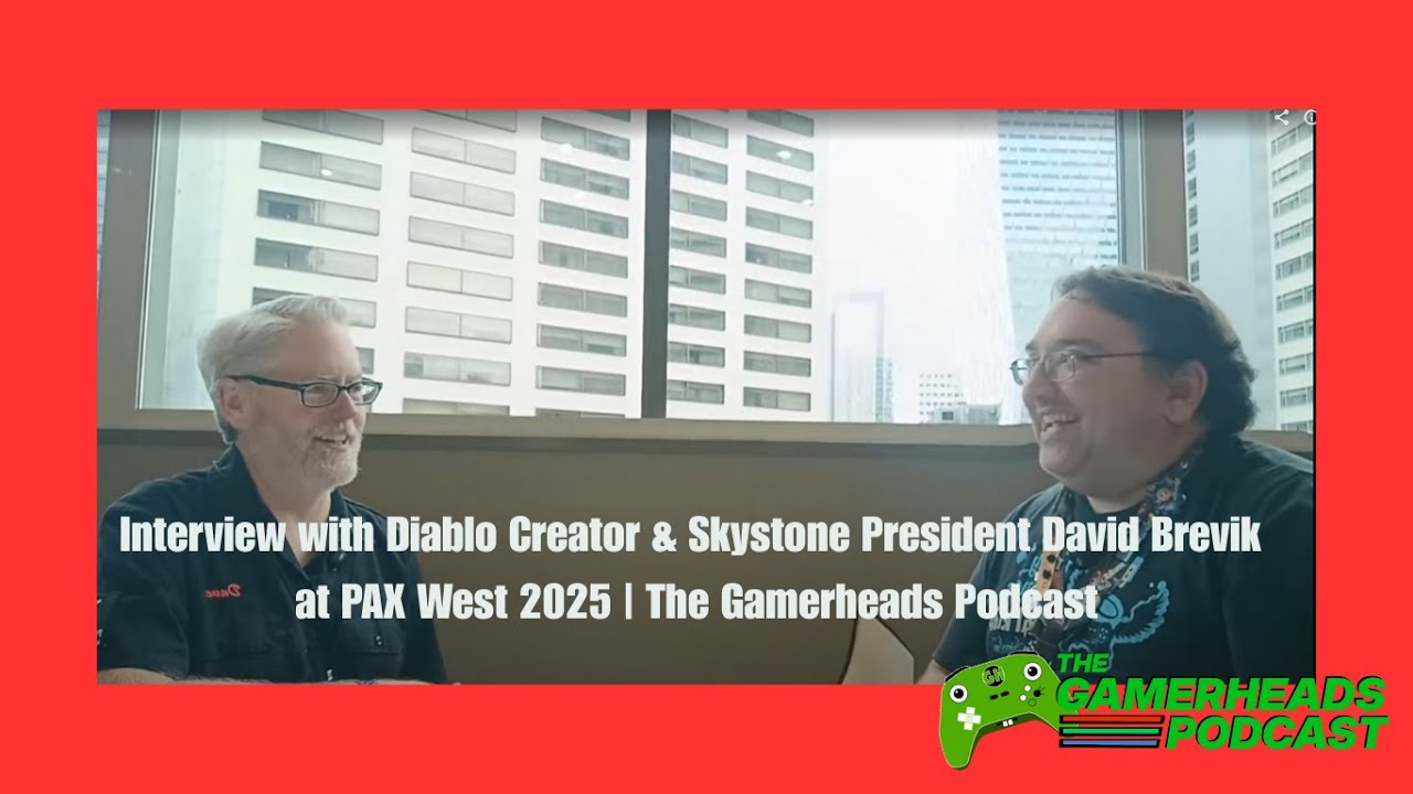 Interview with Diablo Creator & Skystone President David Brevik at PAX West 2025 | The Gamerheads...