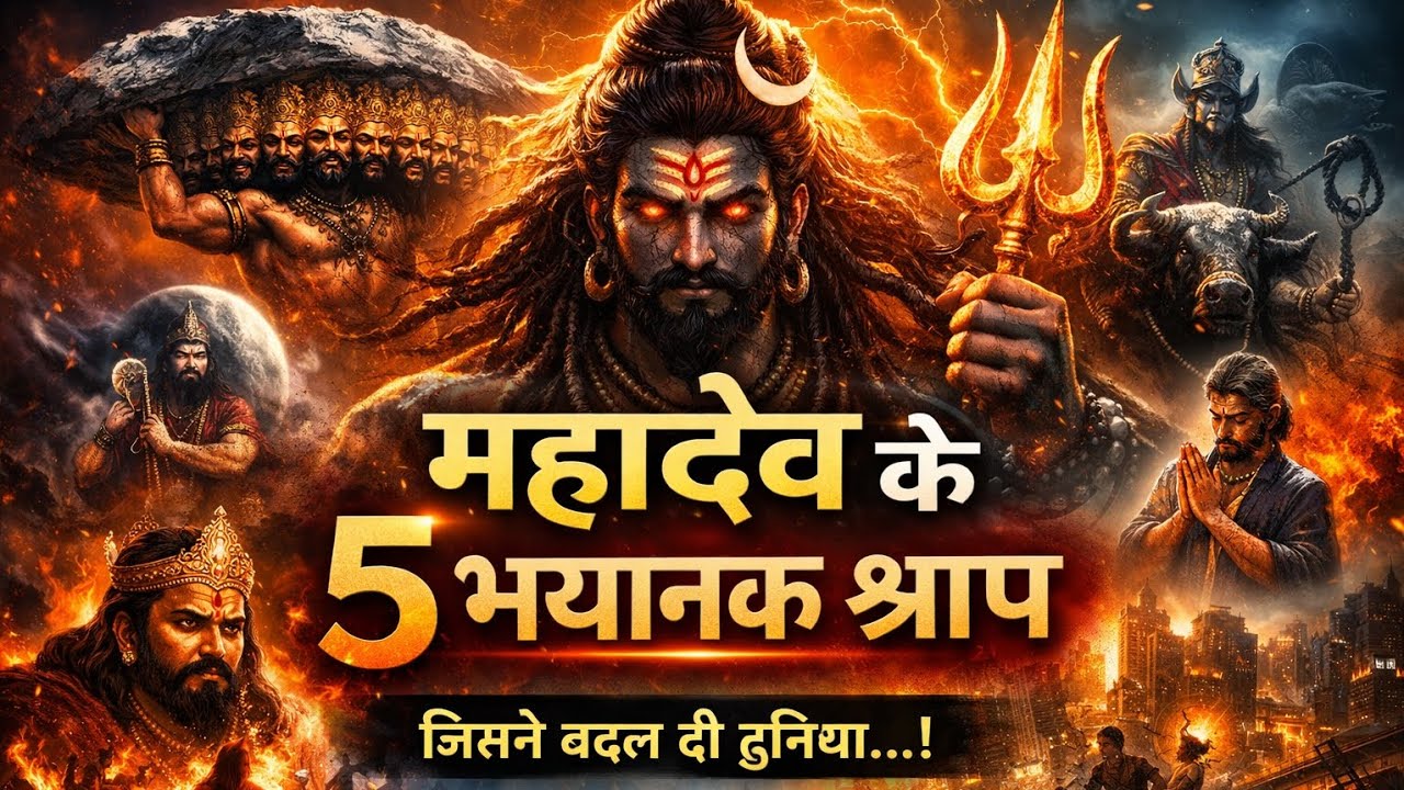 महादेव के 5 भयानक श्राप 😱 | शिव के श्राप जो आज भी सच हैं | Shiv Curse Mystery | Mahadev Rahasya