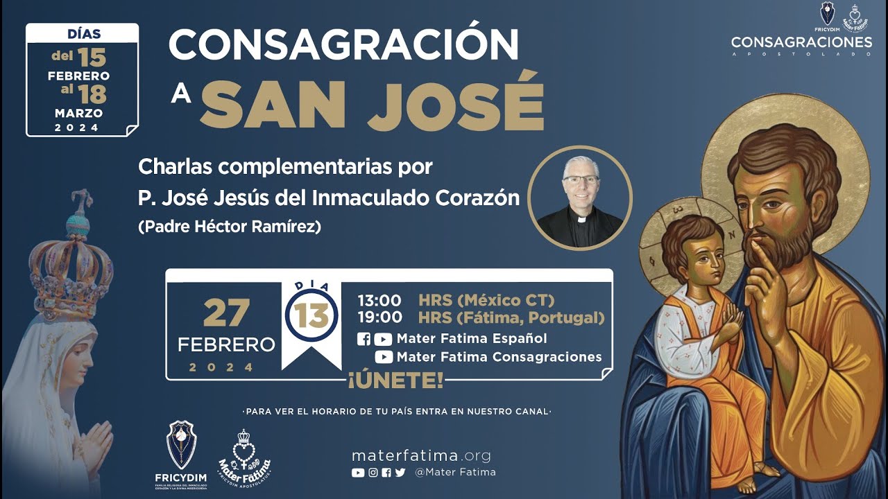 Día 13 - Charlas para la Consagración a San José