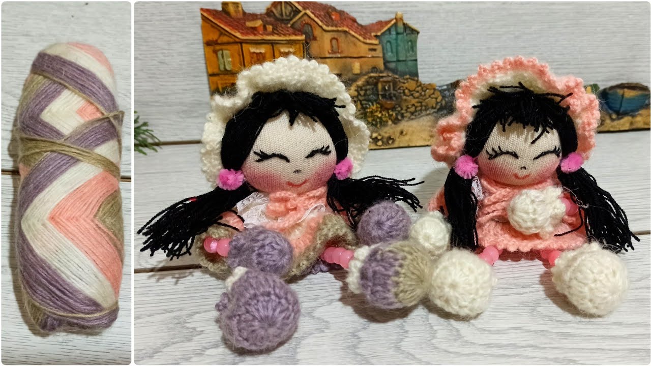 ИЗГОТОВЛЕНИЕ БРЕЛОКОВ ИЗ НОСКОВ И НАТЯЖНОЙ ПРЯЖИ-DIY IT