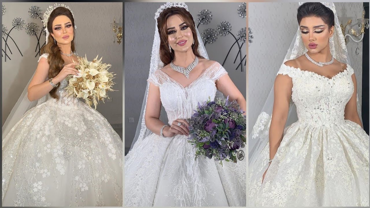 فساتين زفاف فخمة و ملكية | فساتين افراح من أجمل التصاميم في عالم فساتين الزفاف