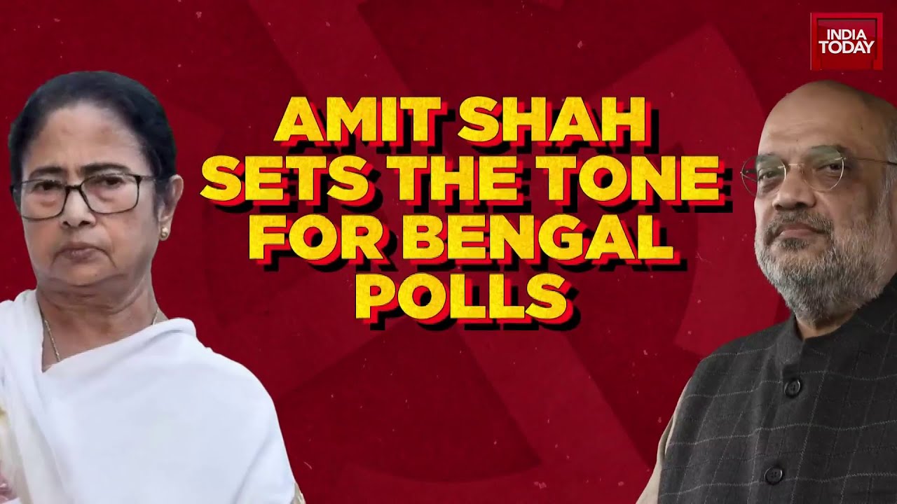 West Bengal Polls 2026: Amit Shah Attacks Mamata Banerjee Over Infiltration, Stalling Border Fencing
