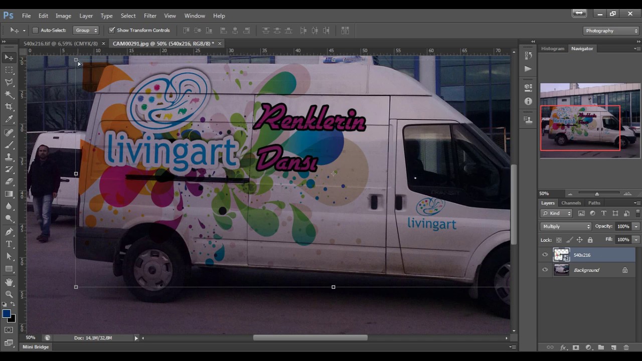 Photoshop'ta Dijital Baskı İçin Araç Tasarımı Yapmak