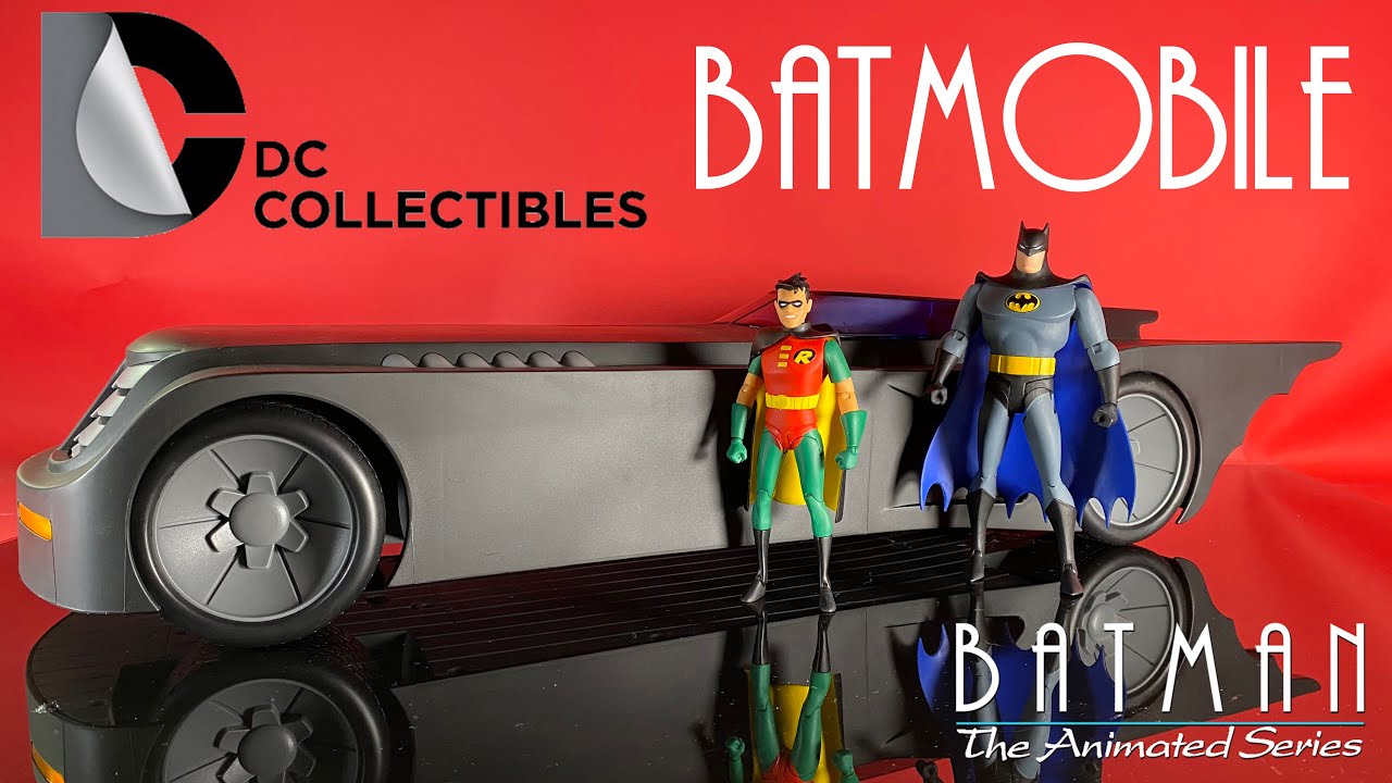 DC Collectibles The Batmobile Vehicle Review Direct Batman Animated Series New Adventures Toy 1:12