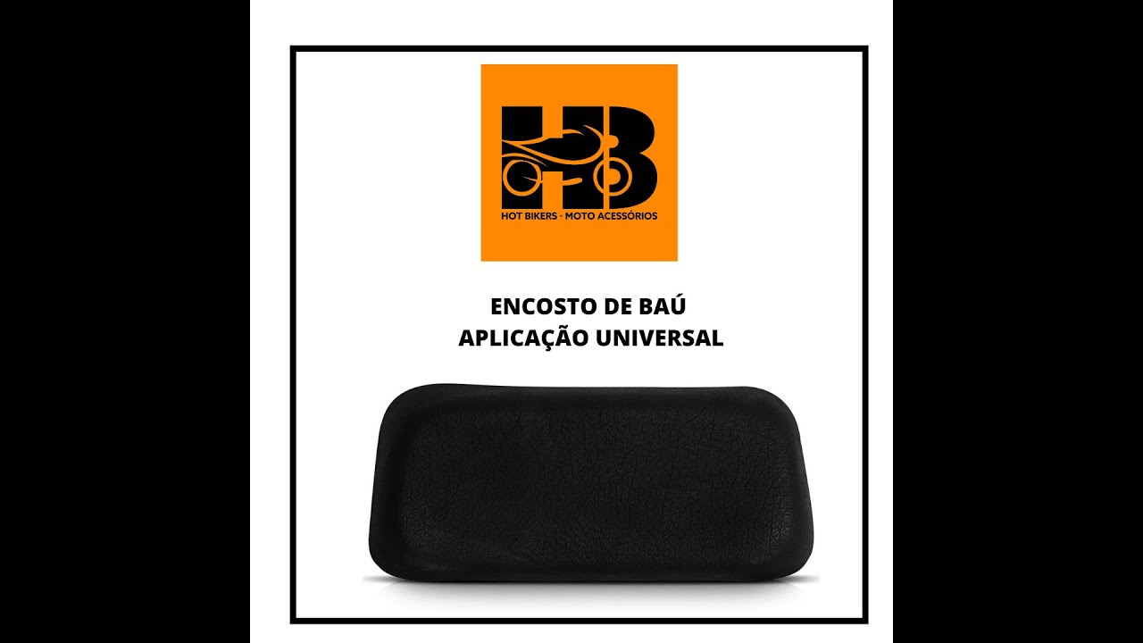 Encosto de Ba&uacute; Universal Hot Bikers Moto Acess&oacute;rios