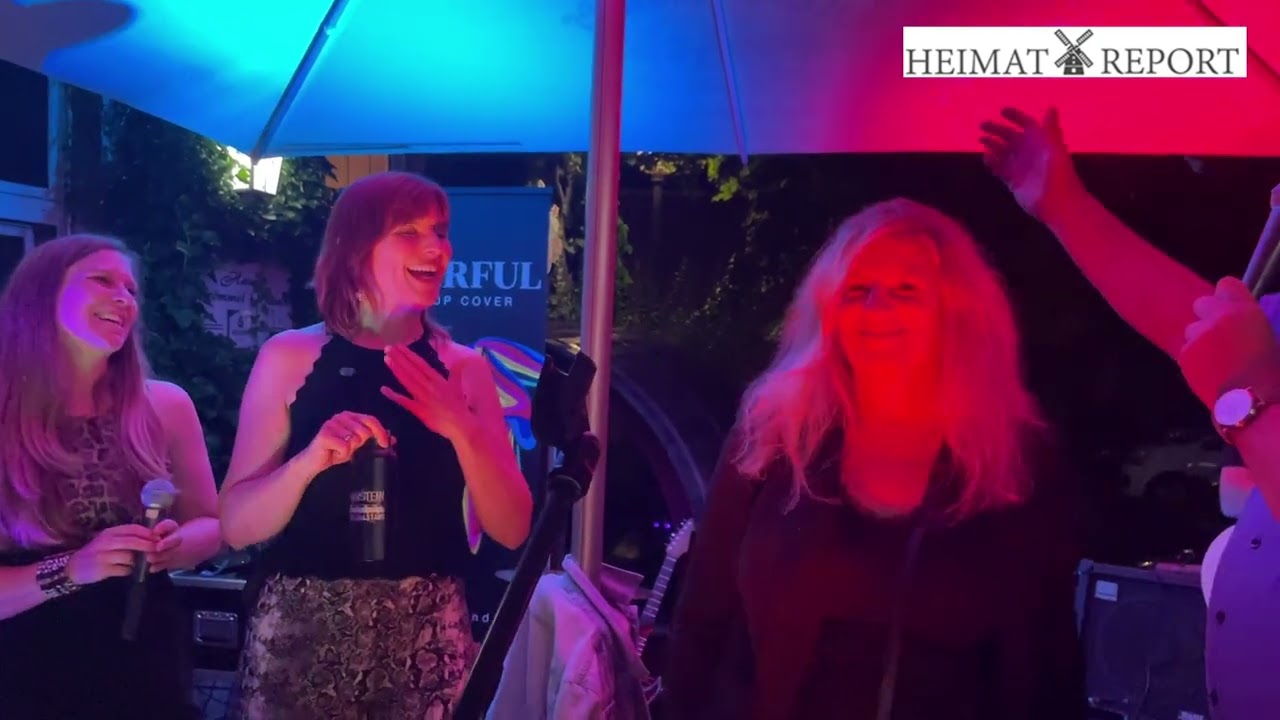 Raesfeld in Sommerlaune in Erle mit der Band Coverful