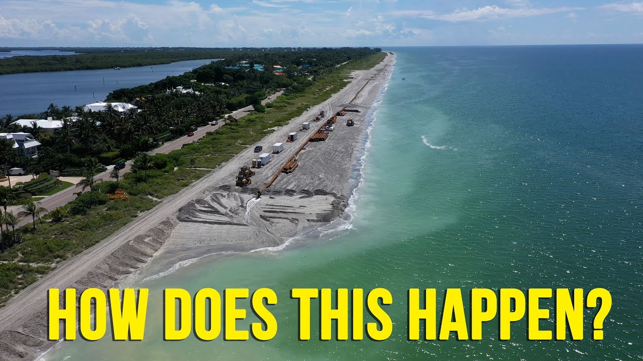 How to Move TWO BILLION Pounds of Sand - Captiva Island, Florida