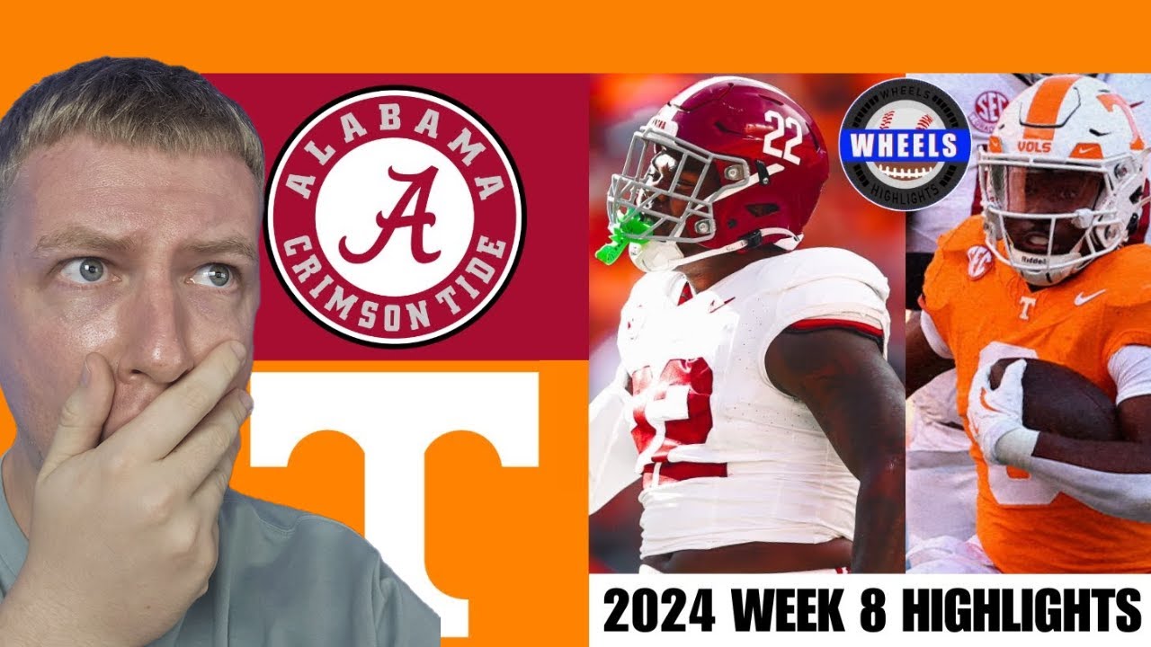 British Guy's EPIC Reaction to Alabama vs Tennessee Football!
