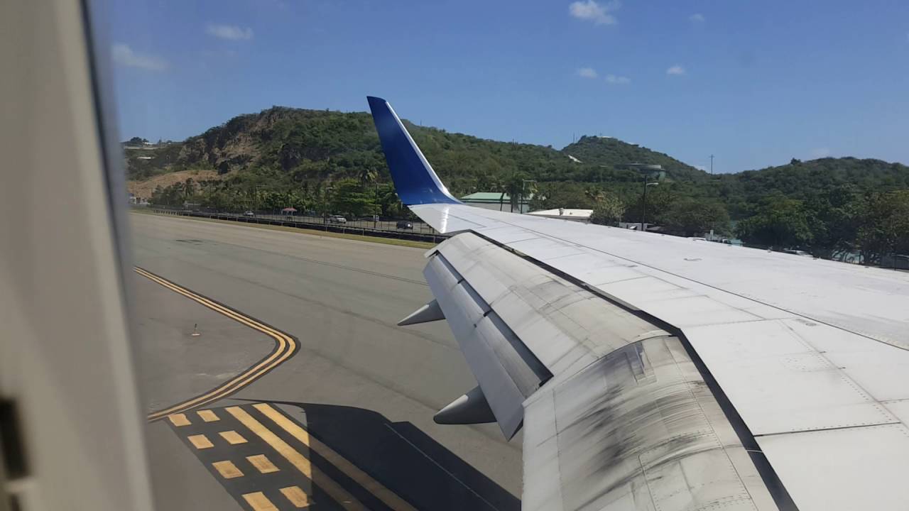 Landing in St. Thomas US Virgin Islands on Delta