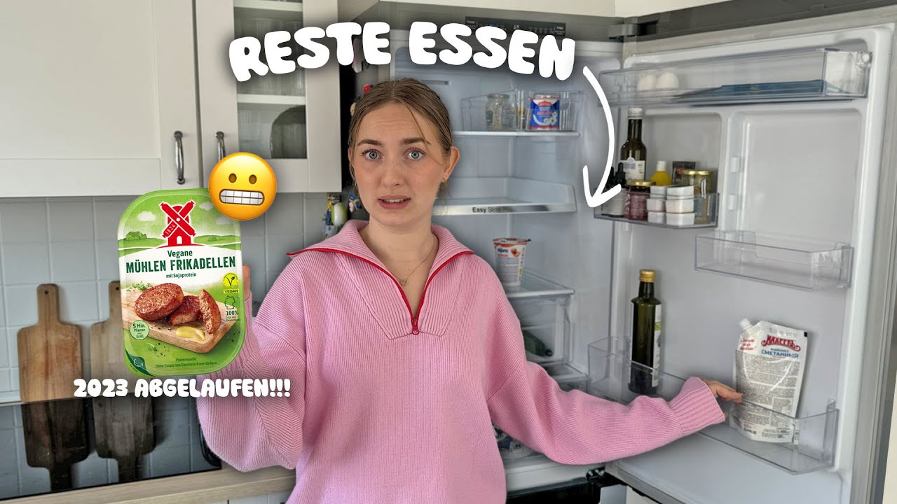 1 Woche NUR RESTE essen😬 (bis alles weg ist)