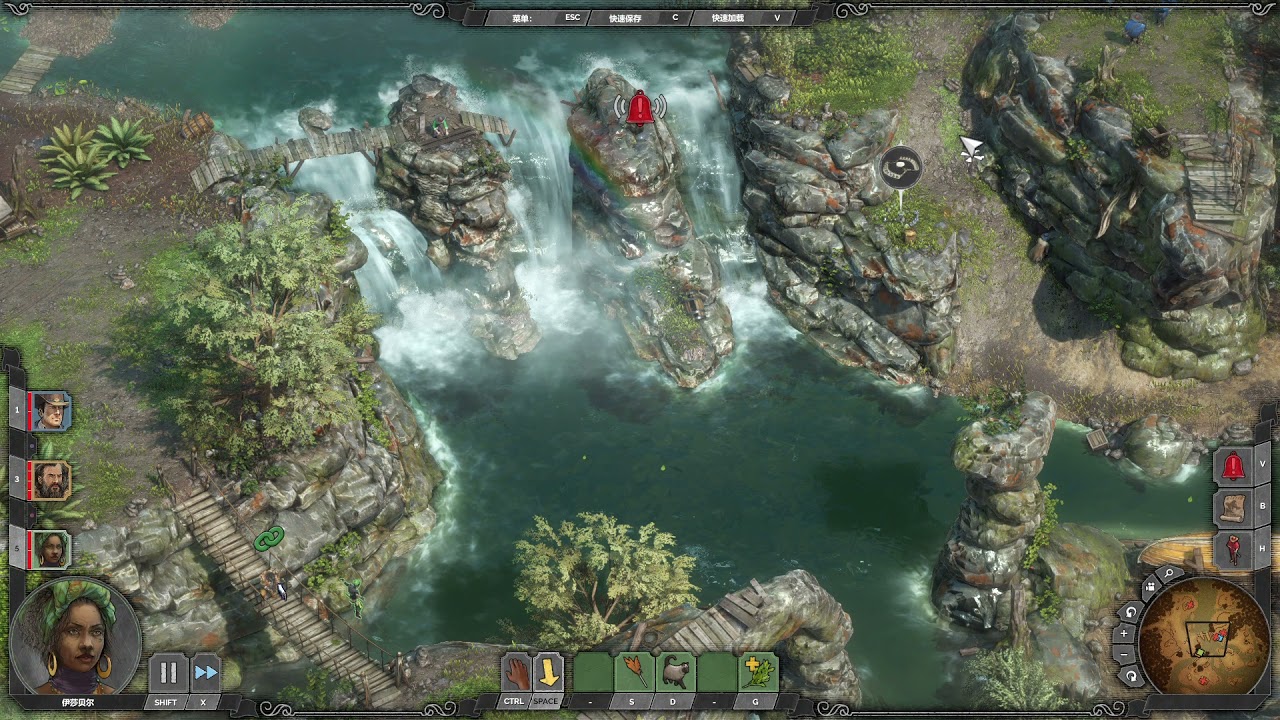 Desperados III Baron's Challenge Bear Trap Triplets speedrun @01:12 (desperado)