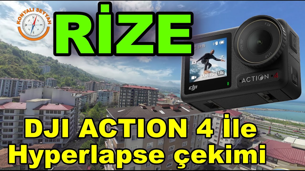 DJI ACTION 4 İle Hyperlapse çekimi -1/ Rize'de bulutların Dji Action 4 ile Hyperlapse modunda çekimi